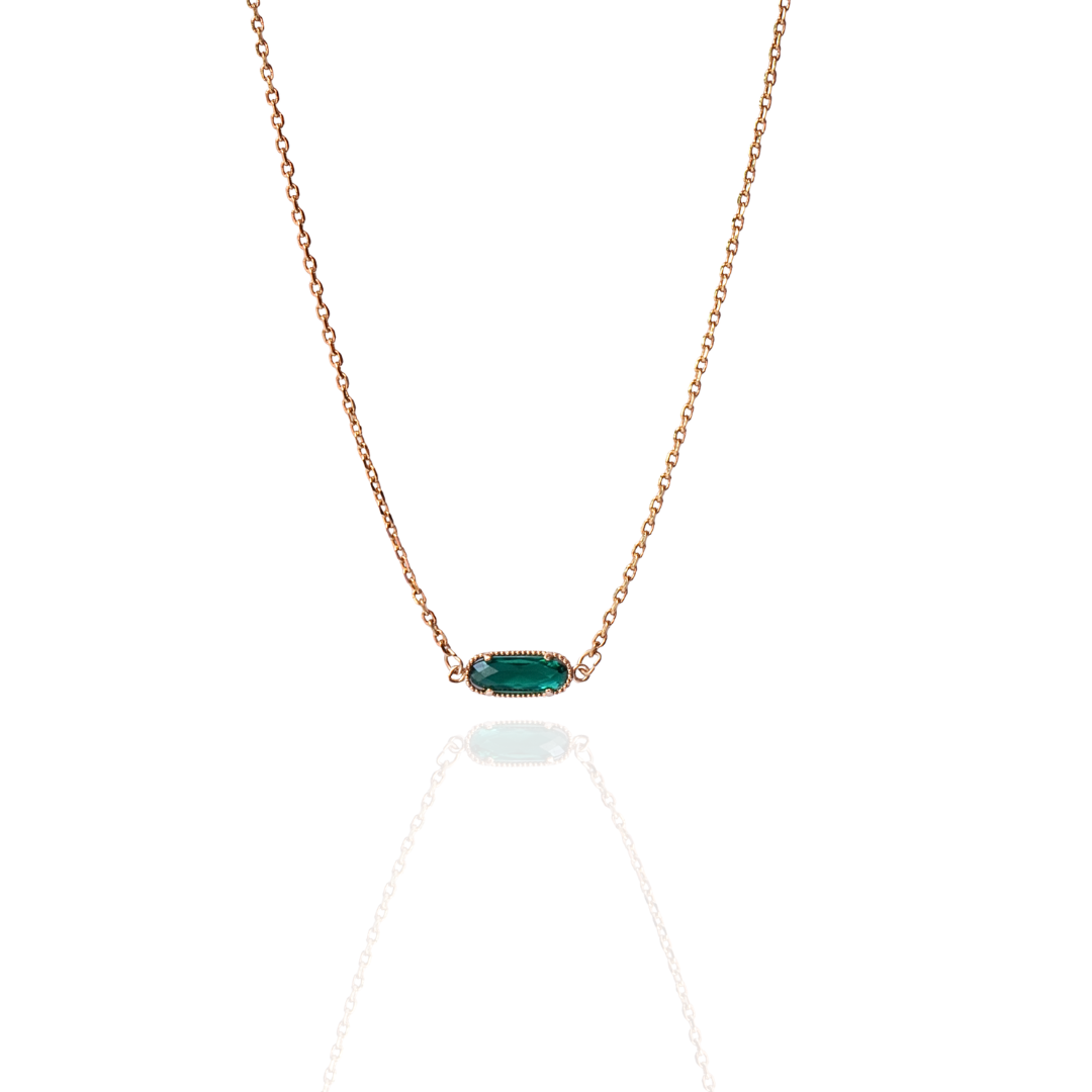 GREEN CRYSTAL CHOKER