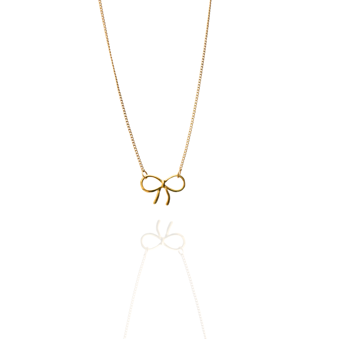 PLAIN BOW NECKLACE