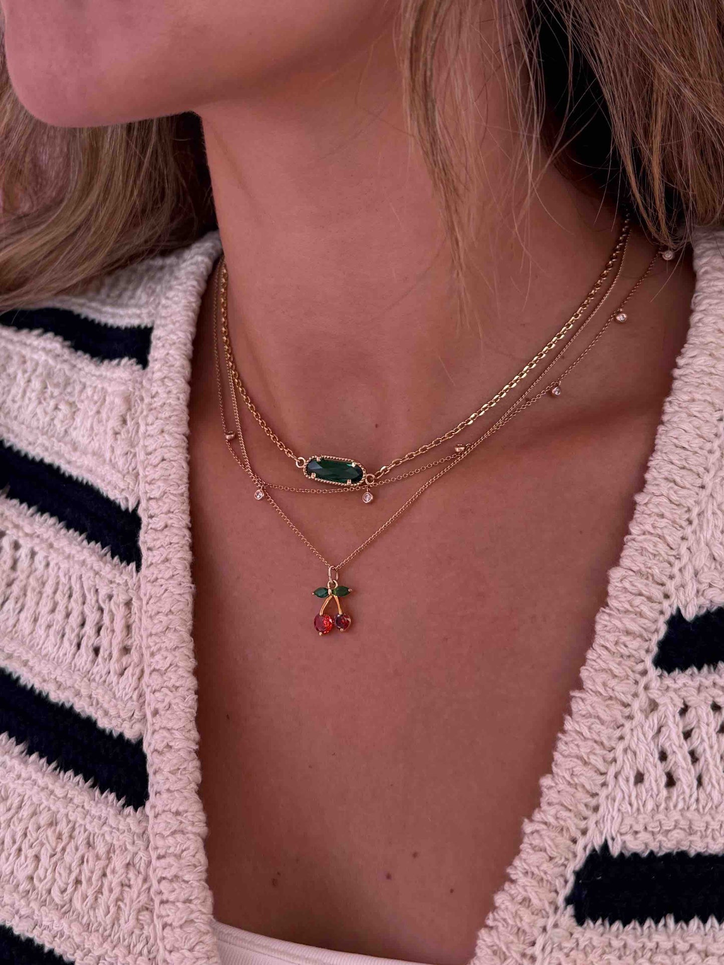 GREEN CRYSTAL CHOKER