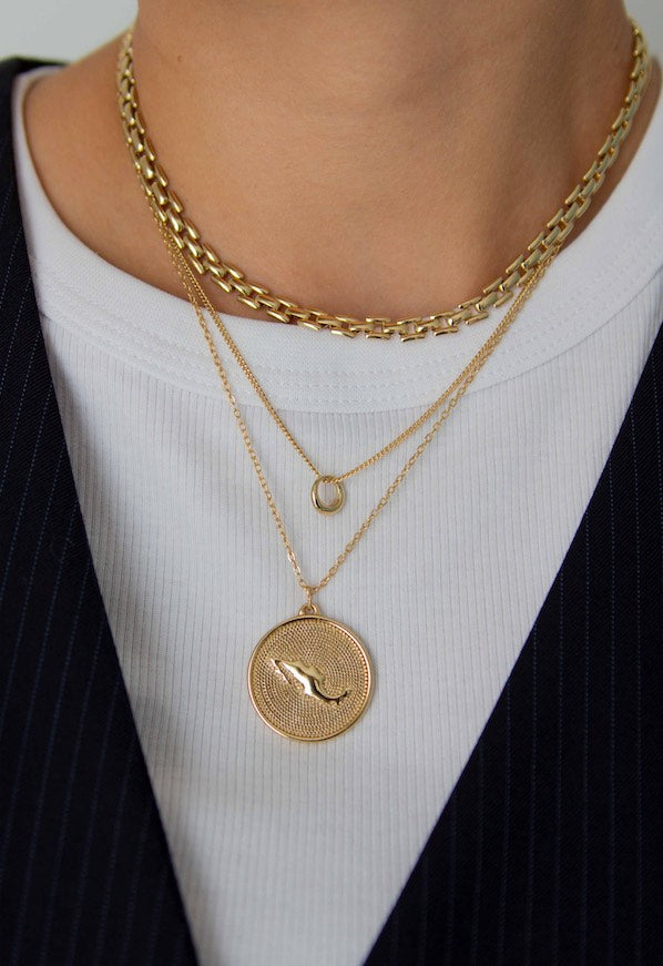 MEXICO MEDAL NECKLACE