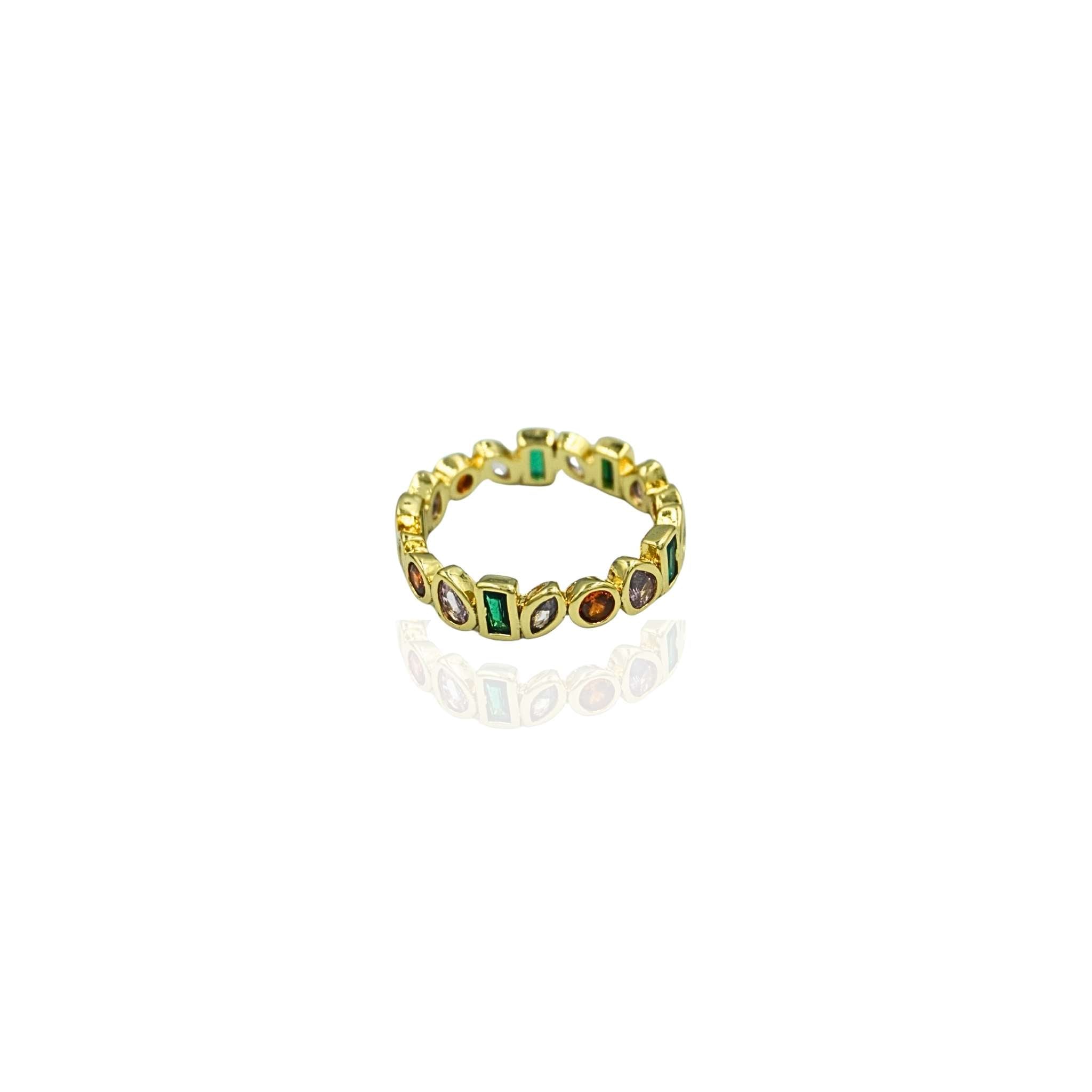 ANILLO ZIRCONIAS RAINBOW