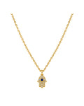 COLLAR HAMSA ZIRCONIAS