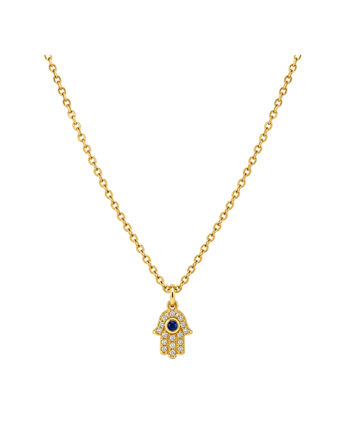 COLLAR HAMSA ZIRCONIAS