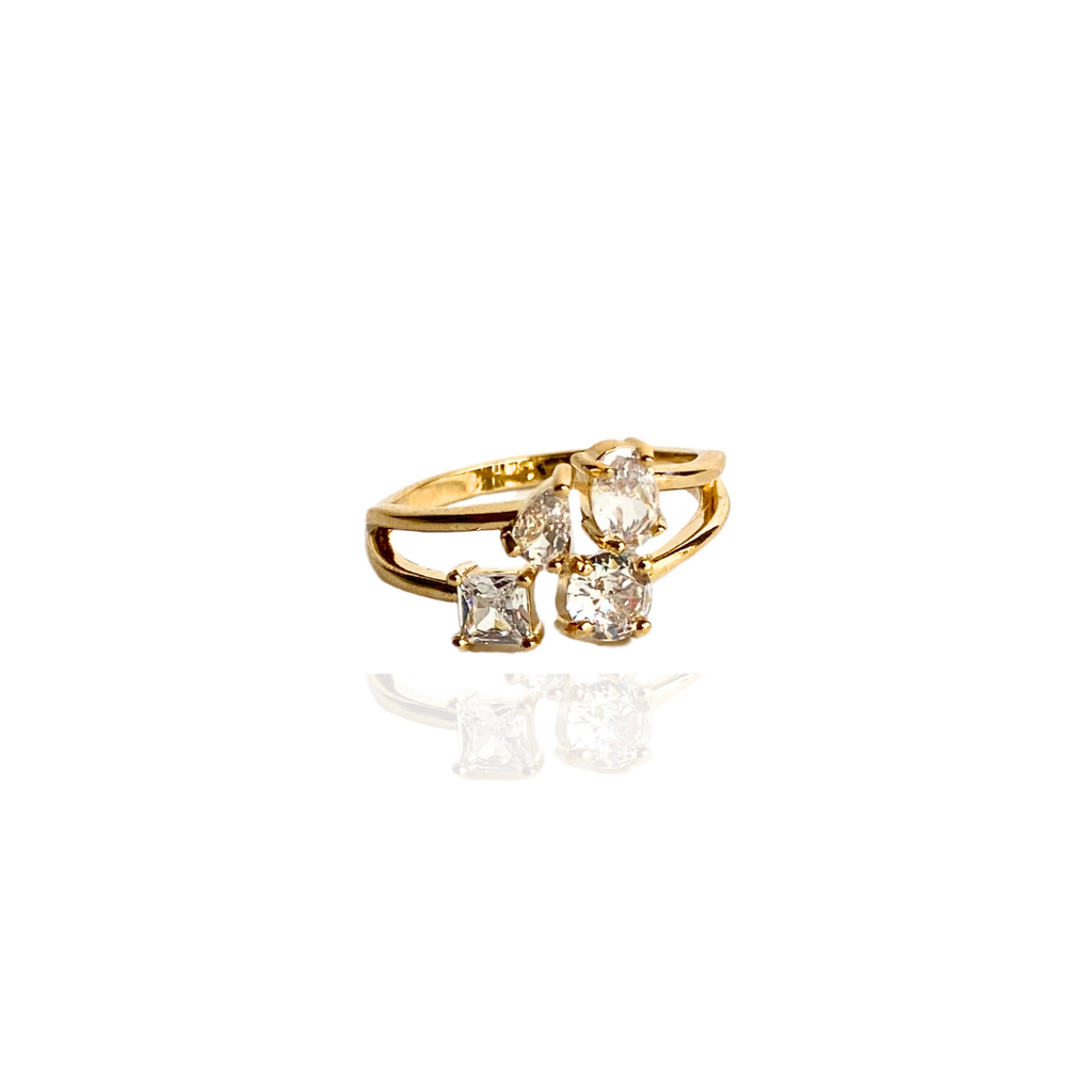 ANILLO ZIRCONIAS AJUSTABLE