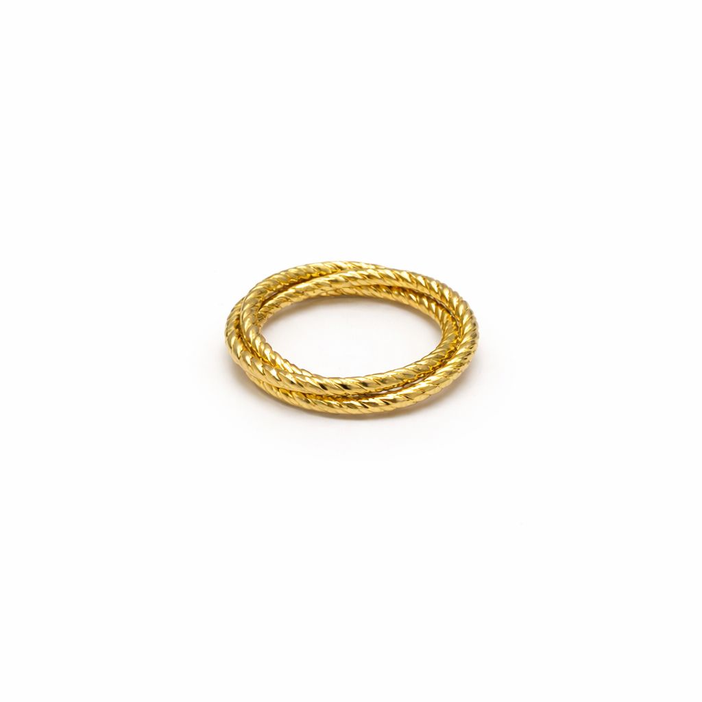 DIAMOND-CUT HOOP EARRINGS