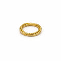 DIAMOND-CUT HOOP EARRINGS