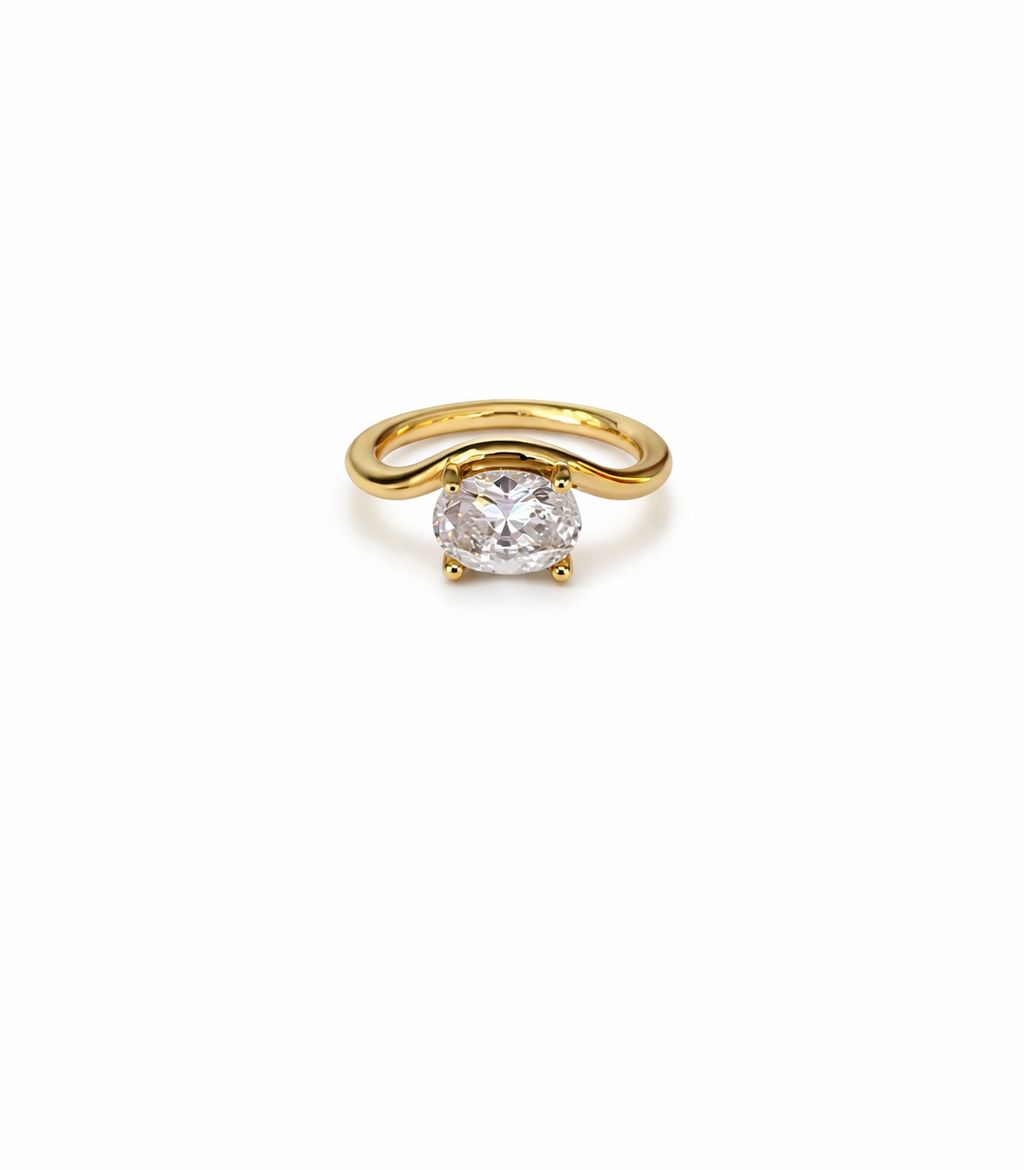 ANILLO ZIRCONIA OVALADA
