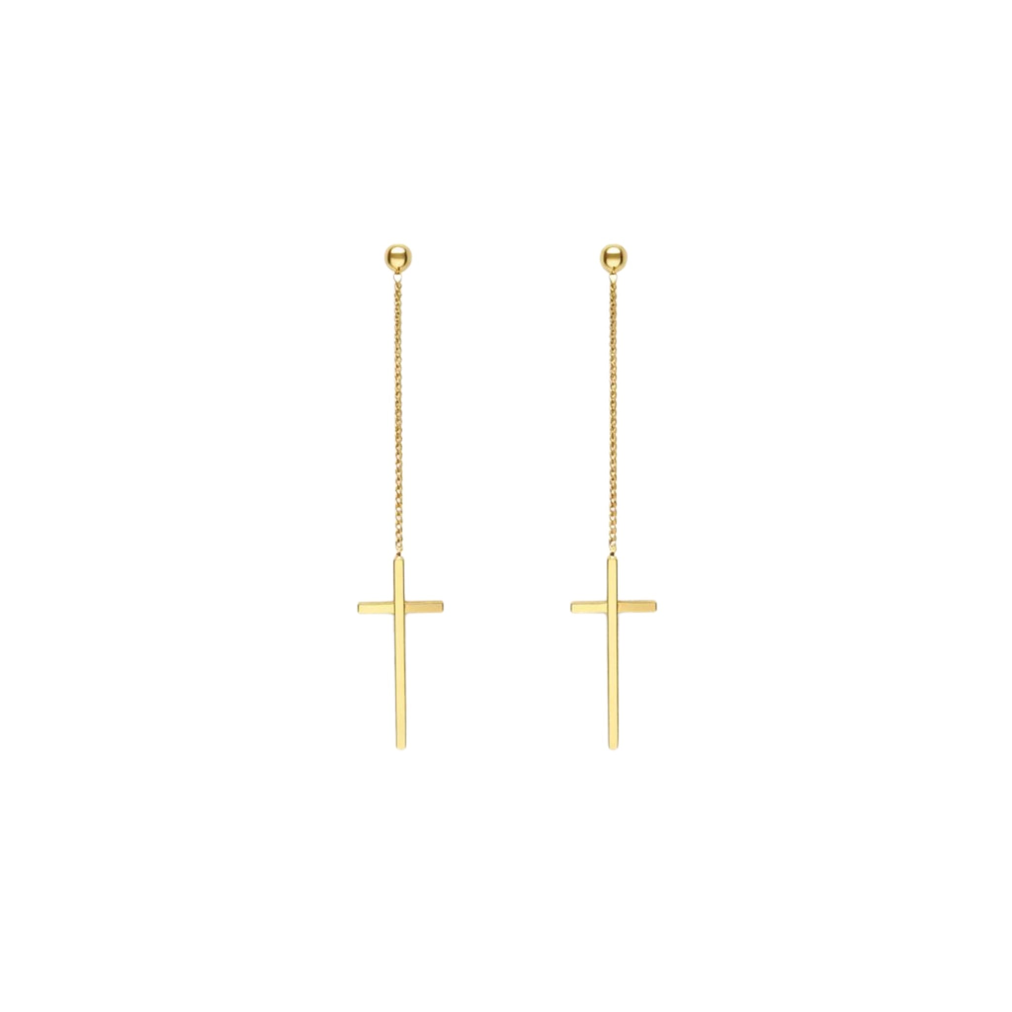 ARETES CADENA CRUZ