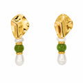 ARETES HOJUELA, HIBSCHITA Y PERLA
