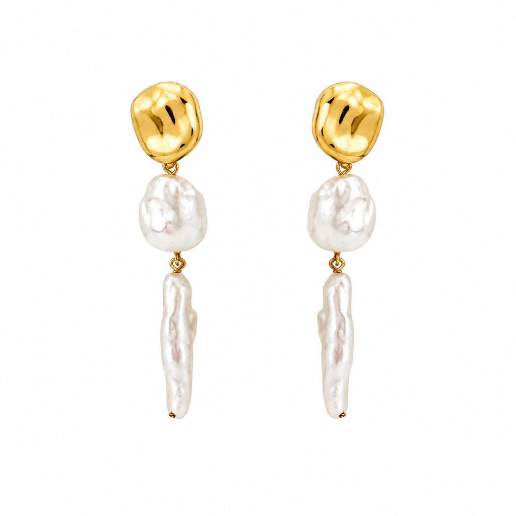 ARETES PERLA MABESHELL Y PERLA BIWA