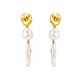 ARETES PERLA MABESHELL Y PERLA BIWA