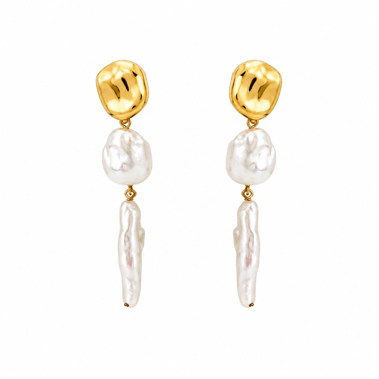 ARETES PERLA MABESHELL Y PERLA BIWA