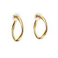 TWISTED HOOP EARRINGS