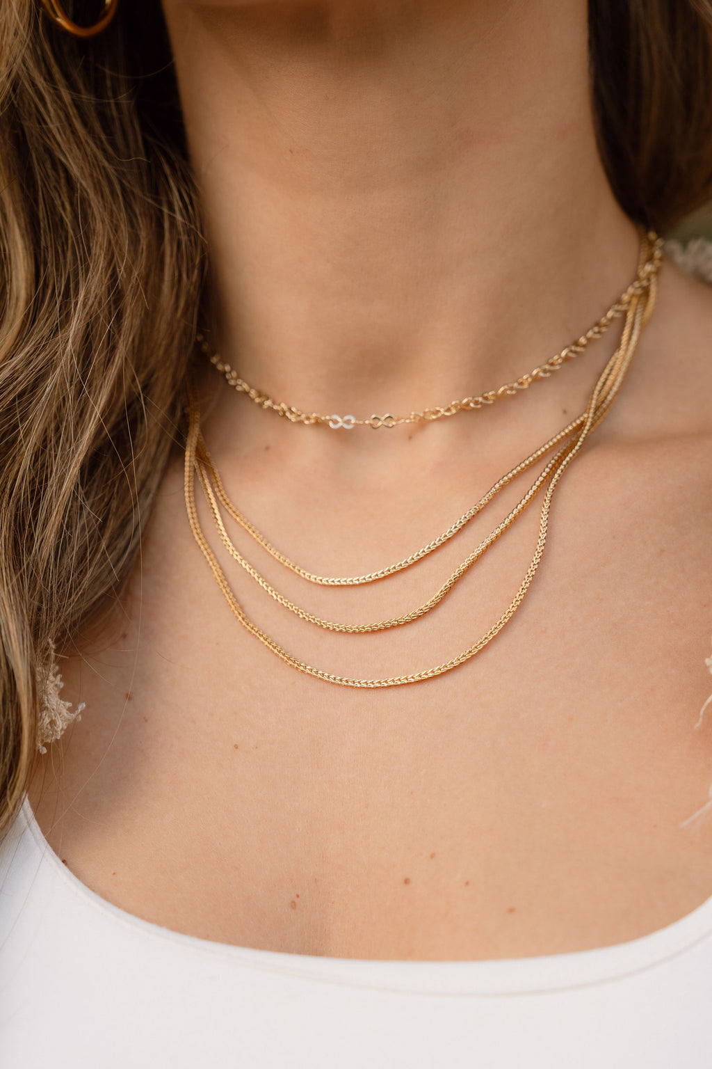 3-CHAIN NECKLACE