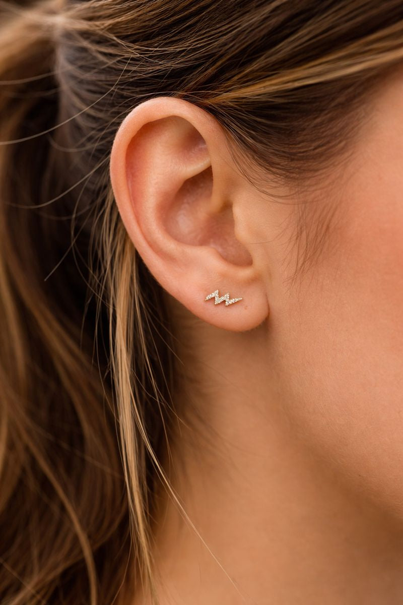 DIAMONDS LIGHTNING EARRING