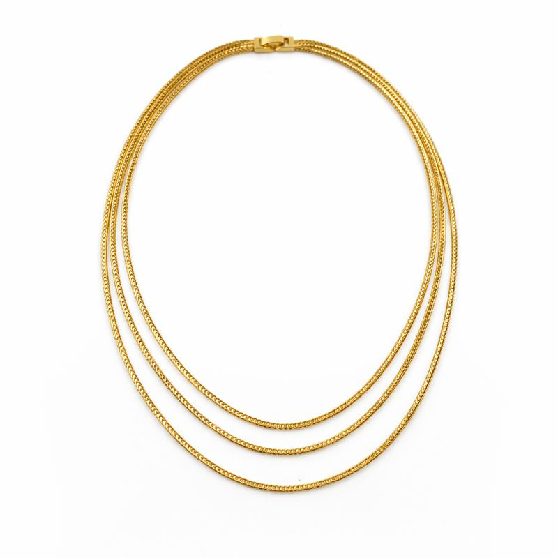 3-CHAIN NECKLACE