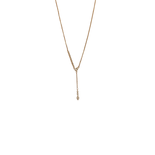 Zirconia Bar Necklace