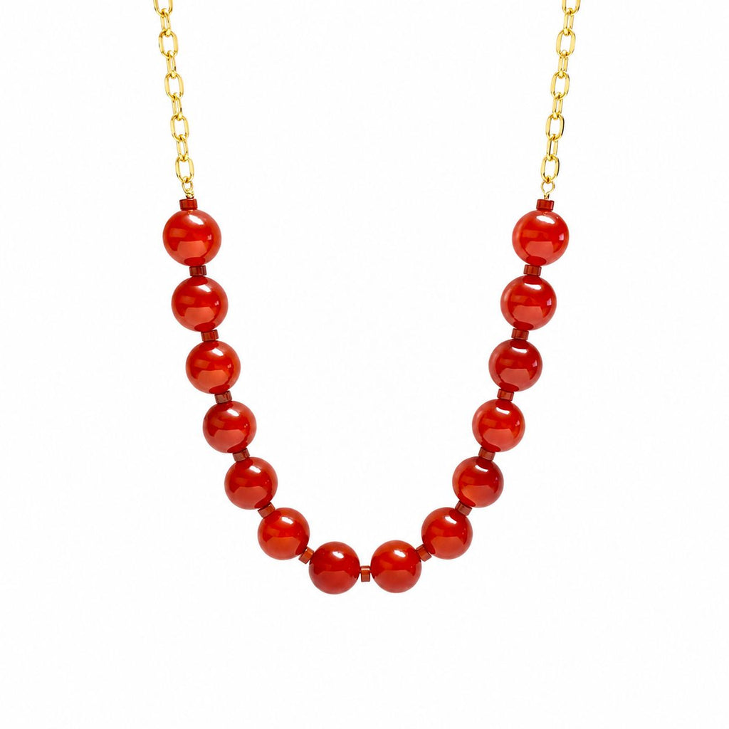 COLLAR ESFERAS JADE