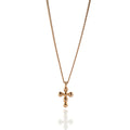 CROSS NECKLACE WITH LITTLE BEADS