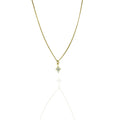 OVAL ZIRCONIA STAR NECKLACE
