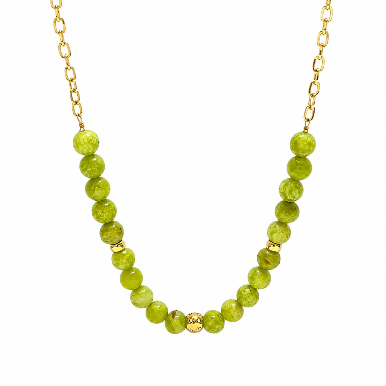 COLLAR HIBSCHITA VERDE