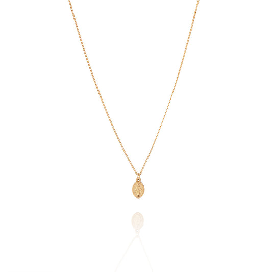 COLLAR MEDALLA VIRGEN MILAGROSA