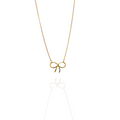 PLAIN BOW NECKLACE