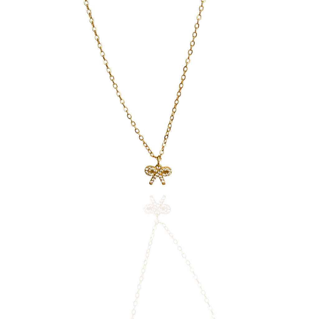 GIRL'S BOW NECKLACE