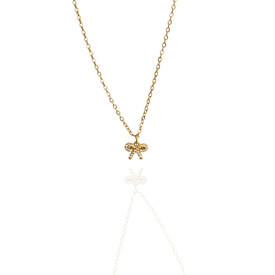 GIRL'S BOW NECKLACE