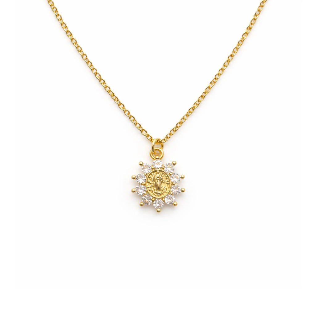 COLLAR NIÑA MEDALLA VIRGEN