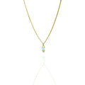 RECTANGLE OPAL NECKLACE