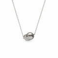 SILVER PEARL NECKLACE