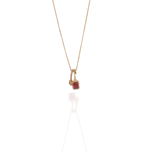 3 CHARM NECKLACE