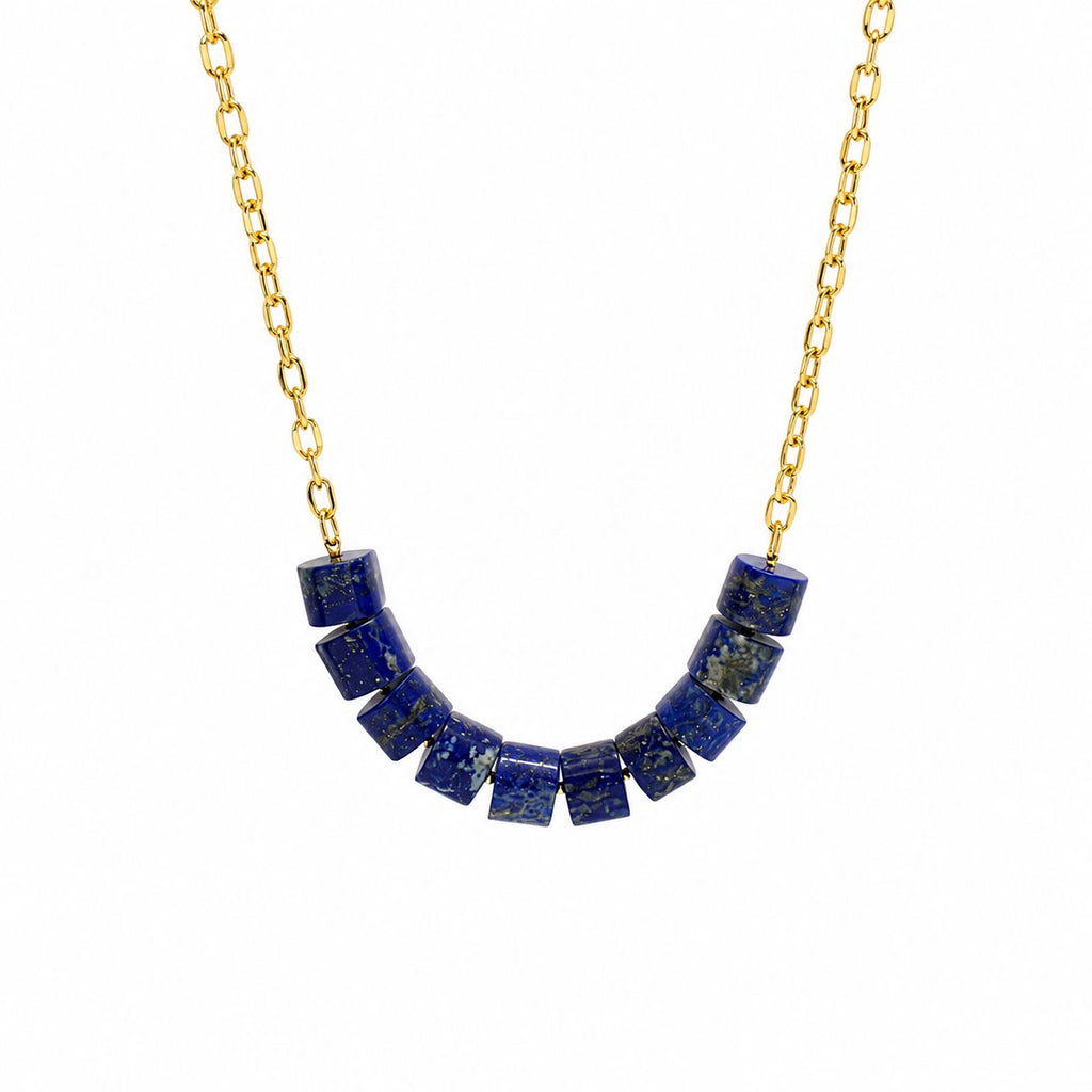COLLAR RONDEL LAPISLAZULI