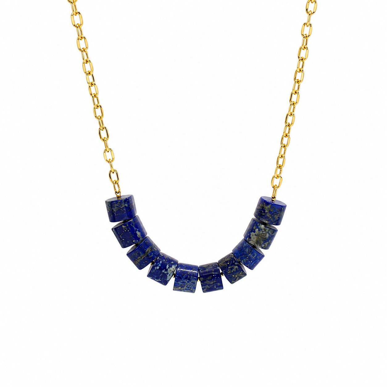 COLLAR RONDEL LAPISLAZULI