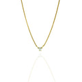 BAGUETTE AND OPAL NECKLACE