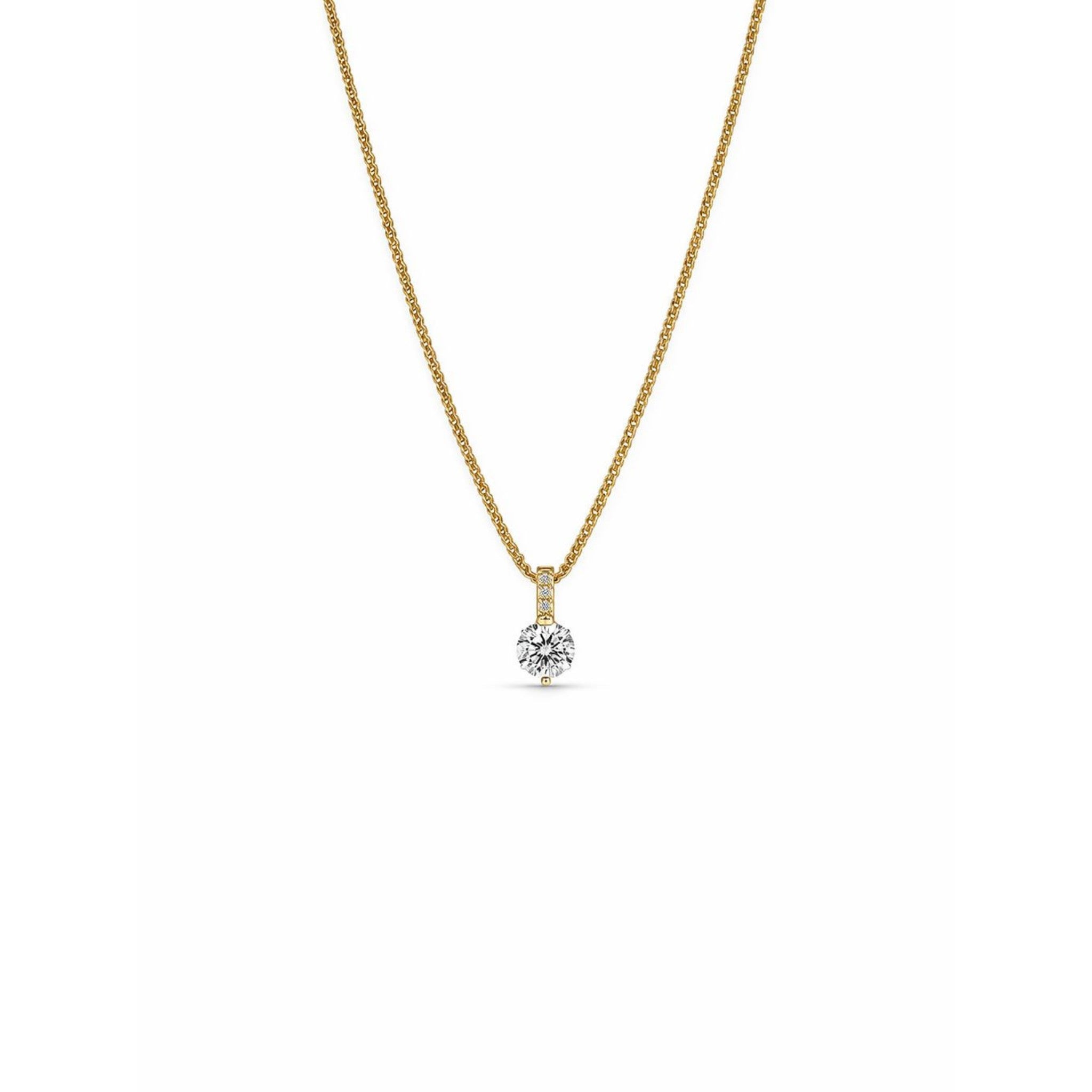 COLLAR ZIRCONIA Y ARGOLLA