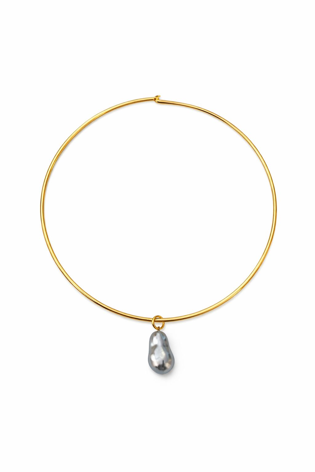 GARGANTILLA LISA CON PERLA