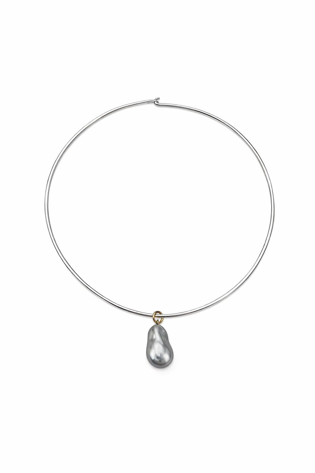 GARGANTILLA LISA CON PERLA