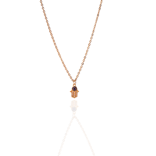 COLLAR HAMSA ZIRCONIAS