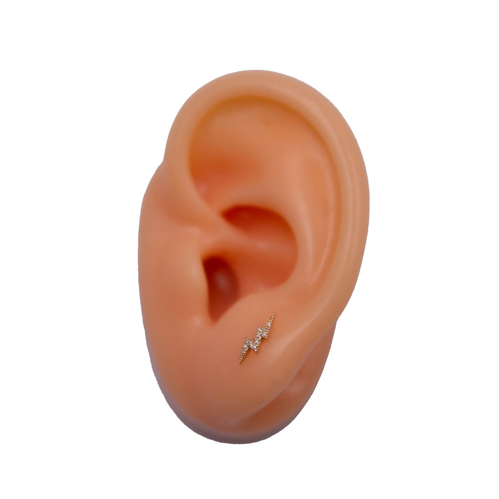 DIAMONDS LIGHTNING EARRING