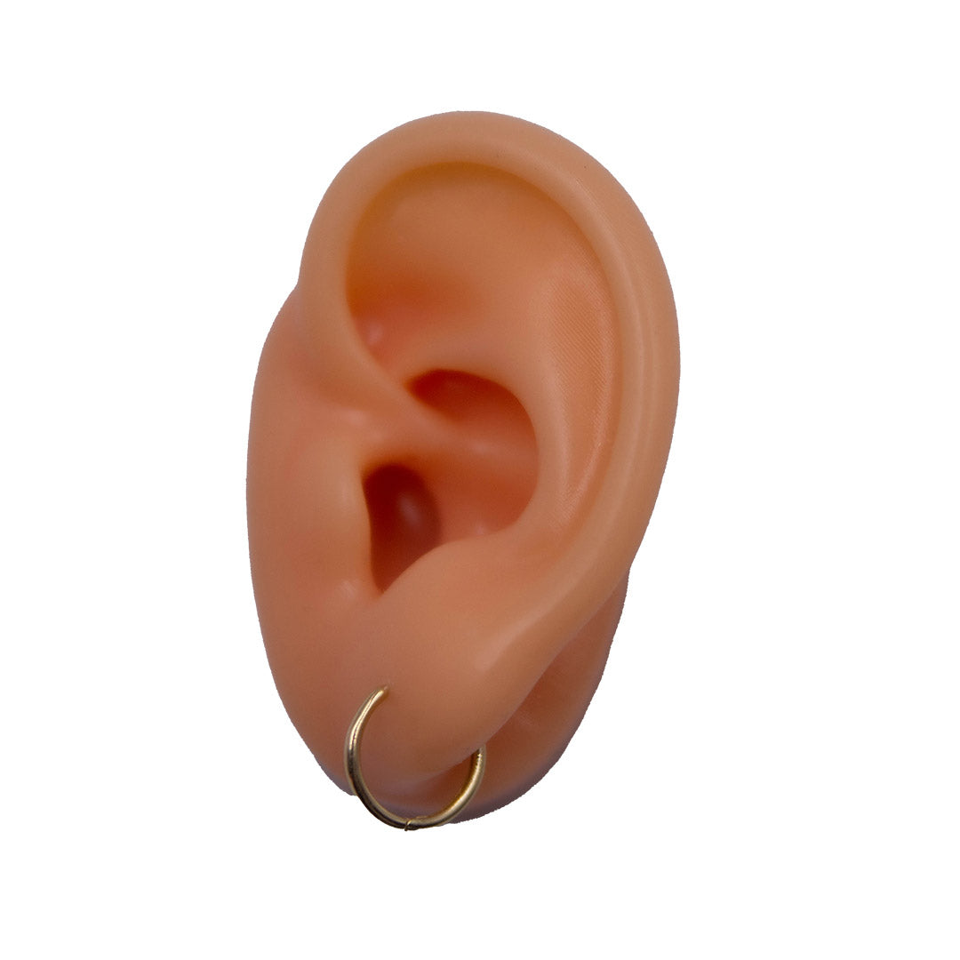 PLAIN TUBULAR EARRING