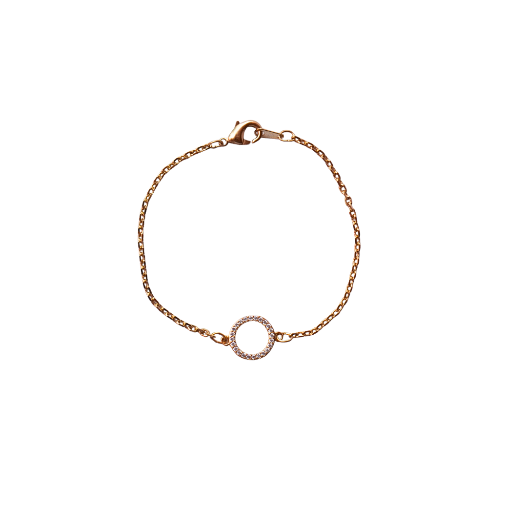 Zirconia Hoop Bracelet