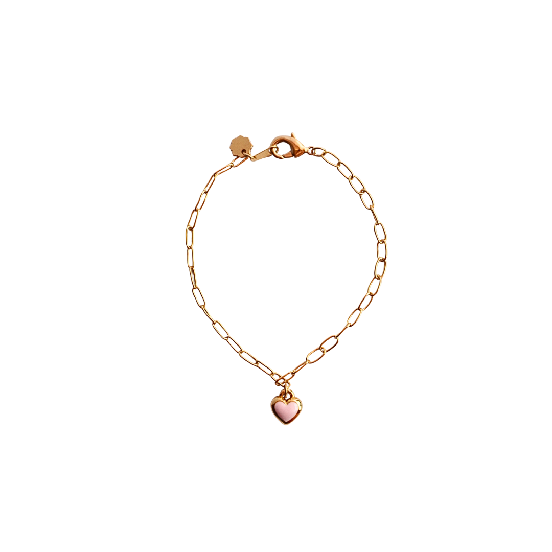 PULSERA CRUZ ROSA