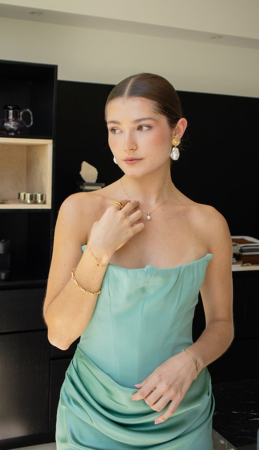 COLLAR RONDANA Y PERLA