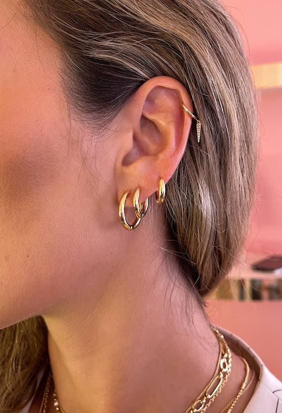 TUBULAR EARRINGS
