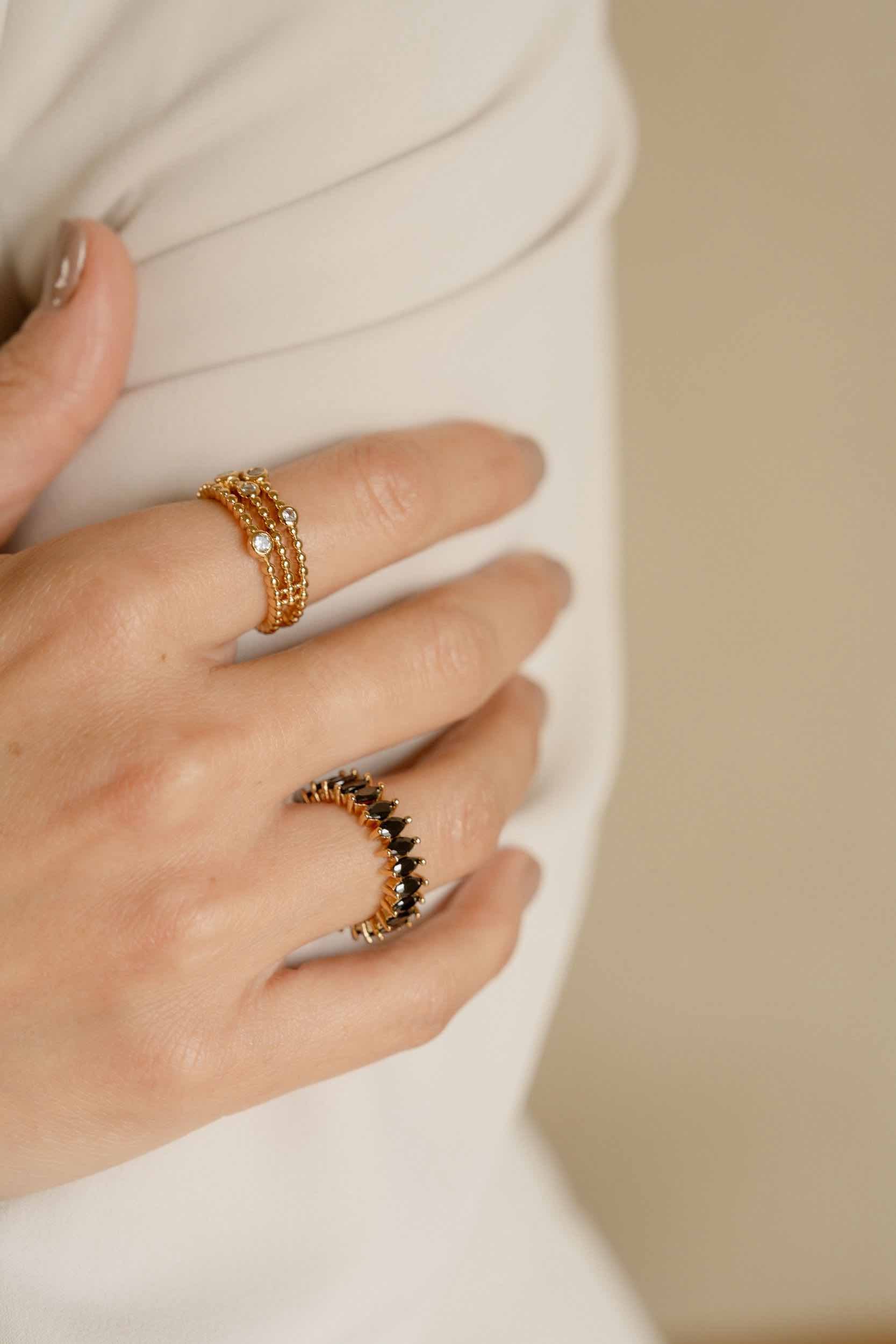 ANILLO ZIRCONIAS MARQUISE