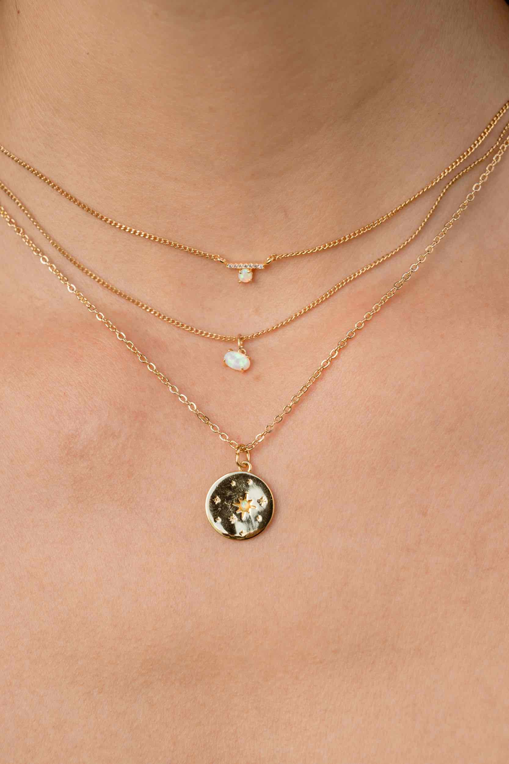 COLLAR OPALO OVALADO