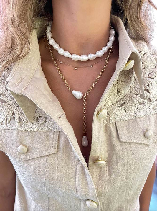 CHOKER PERLAS