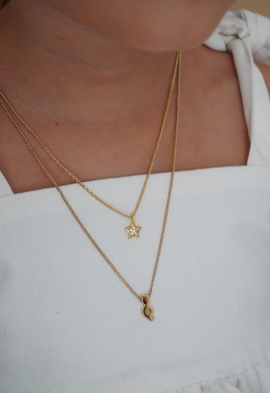 GIRL'S STAR ZIRCONIA NECKLACE
